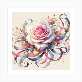 Pink Rose 4 Art Print