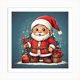 Santa Claus 4 Art Print