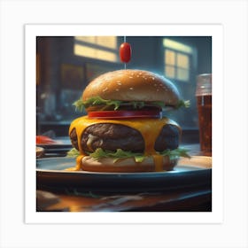 Burger 44 Art Print