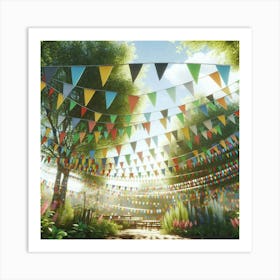 Bunting Art Print