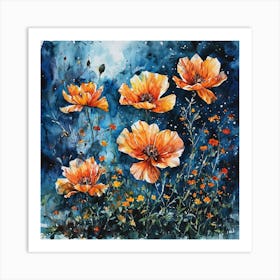 The magic of flower beauty Art Print