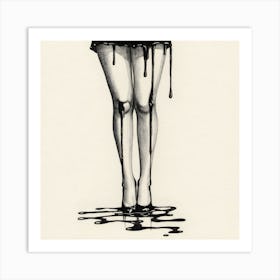 'The Dripping Woman' Art Print