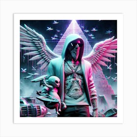 Angels And Demons Art Print