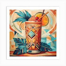 Tiki Drink 6 Art Print