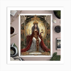 The Empress Tarot Art Print Art Print