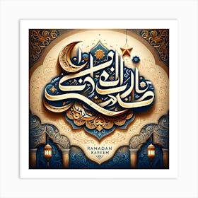 Ramadan Calligraphy Art Print