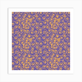 Spiral Patter Seamless Tile Art Print