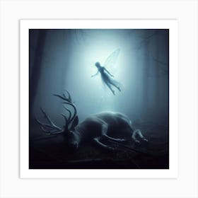 Fairy In The Forest Art Print