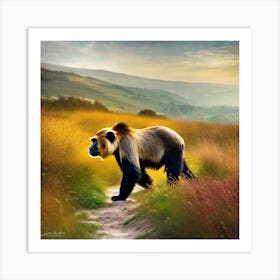 Chimpanzee 1 Art Print