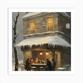 Winter'S Night Art Print