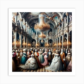 Ball In Paris Art Print