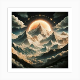 Mountains Art Print