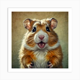 Cute Hamster 2 Art Print