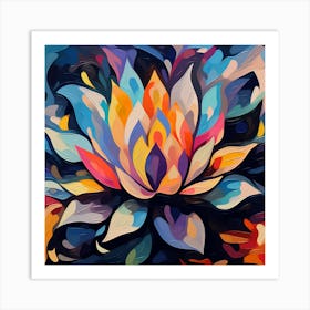 Lotus Flower 1 Art Print