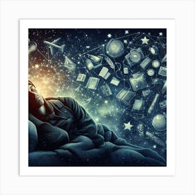 Dreaming Man Art Print