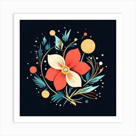 Floral Design 2 Art Print