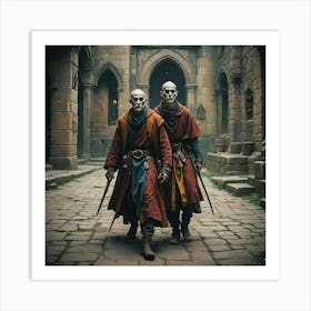 Twin assassins Art Print