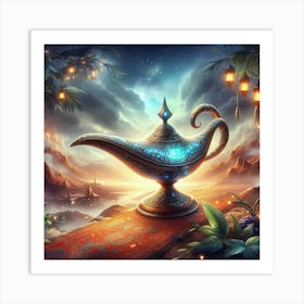 Aladdin'S Lamp 3 Art Print