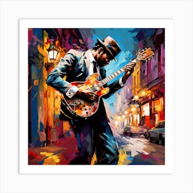 Jazz Musician 98 Art Print