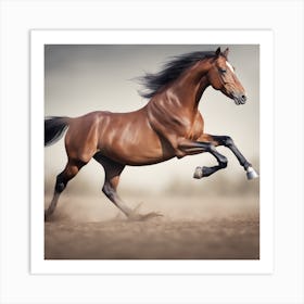 Galloping Horse 3 Art Print