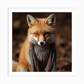 Asm A Fox Wearing Like A Solider 966e4bc3 5911 4074 86cf C78eacc14423 Art Print