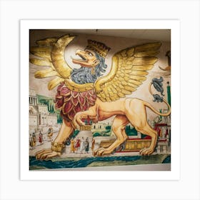 Lion Of Rome Art Print