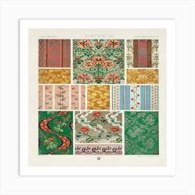 Collection Of Fabrics Art Print