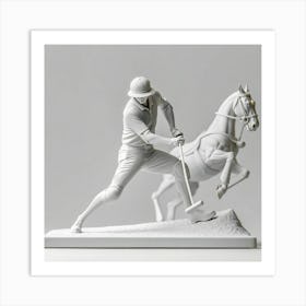 Polo Player Art Print