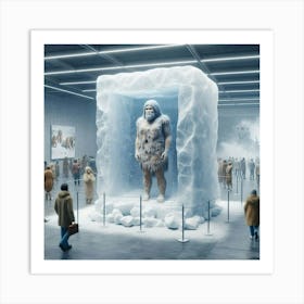 Ice Man 1 Art Print