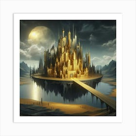 Fantasy City - Fantasy Stock Videos & Royalty-Free Footage Art Print