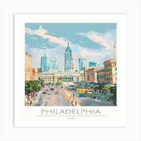 Philadelphia Skyline Art Print