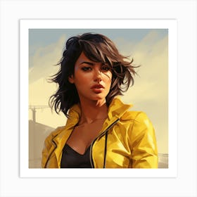 GTA Style Priyanka Chopra Art Print