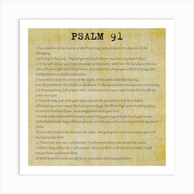 Psalm 9 Art Print