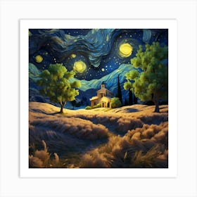 Starry Night Art Print