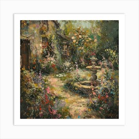 Flower Symphony Botanical Garden 3 Art Print