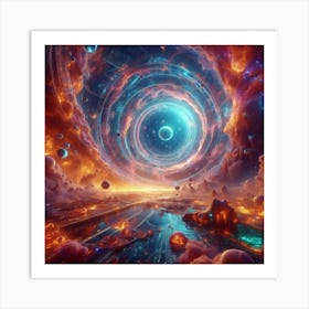 Space Vortex Art Print