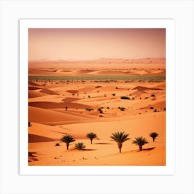 Desert Landscape - Desert Stock Videos & Royalty-Free Footage 10 Art Print