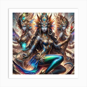 Mermaids Art Print