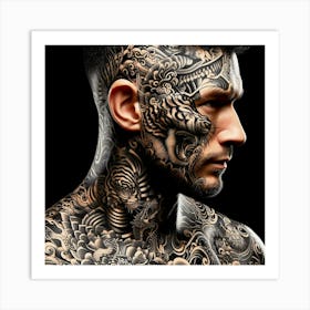 Creative Male Portrait 3 Art Print