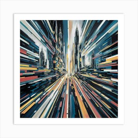 City At Night Art Print