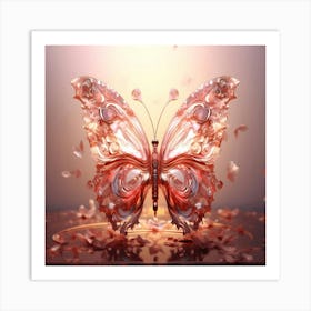 Abstract Butterfly Art Print