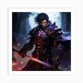 Hero Of Legends 1 Art Print