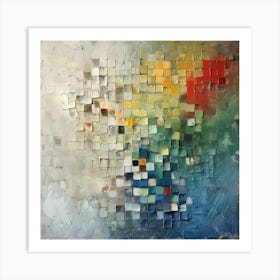 Abstract Squares 8 Art Print