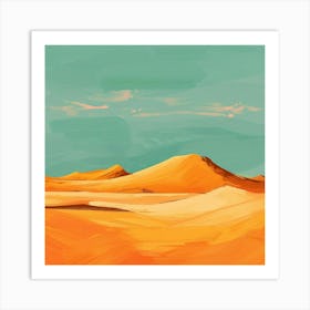 Desert Landscape 14 Art Print