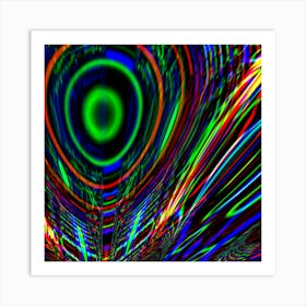 Abstract Psychedelic Image Art Print