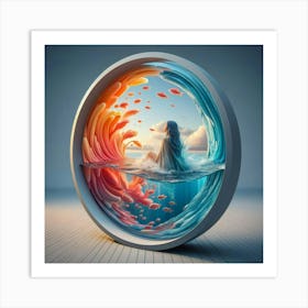 Porthole to the dream Art Print