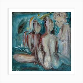 Three Beauties Art Print