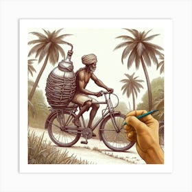 Okonkwo The Palm wine Tapper Art Print