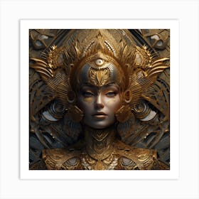 Golden Goddess Art Print