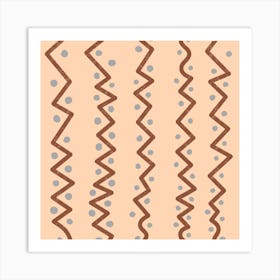 Zigzag Pattern Art Print